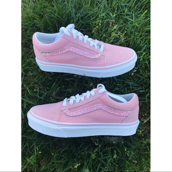 ⚡️Custom Bling Old Skool Vans (Pink)⚡️ - Picture 6 of 6